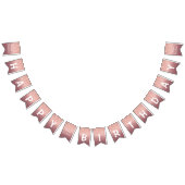 Happy Bithday - Roos Gold Blush Glitter Sparkle Vlaggetjes (Alle)