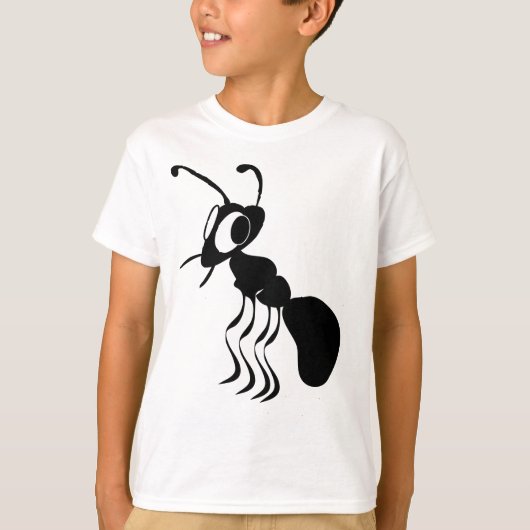 Happy Black Ant T-shirt (Voorkant)