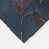 Happy Black Beer gooien bladeren Fleece Deken (Hoek)