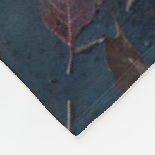 Happy Black Beer gooien bladeren Fleece Deken (Hoek)