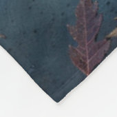 Happy Black Beer gooien bladeren Fleece Deken (Hoek)