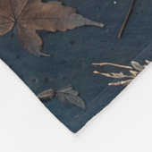 Happy Black Beer gooien bladeren Fleece Deken (Hoek)