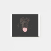 Happy Black Labrador Dog Post-it® Notes (Voorkant)