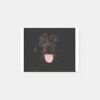 Happy Black Labrador Dog Post-it® Notes