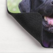 Happy Black Labrador Muismat (Hoek)