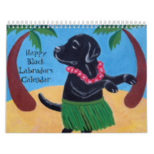 Happy Black Labradors Agenda 2018 B