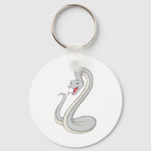 Happy Black Mamba Snake Sleutelhanger