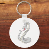 Happy Black Mamba Snake Sleutelhanger (Voorkant)