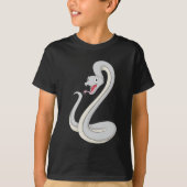 Happy Black Mamba Snake T-shirt (Voorkant)
