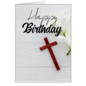 Happy Blessed KJV Bible Verse Verjaardag Kaart (Voorkant)