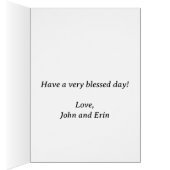 Happy Blessed KJV Bible Verse Verjaardag Kaart (Binnen (Rechts))