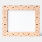 Happy  bloemmotief gegraveerde Lijsten Gegraveerde Lijstjes (Voorkant)