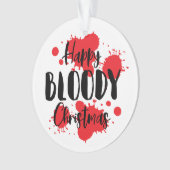 Happy Bloody Christmas Horror Ornament (voorkant)