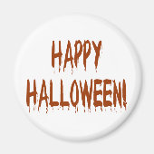 Happy Bloody Halloween Magneet (Voorkant)