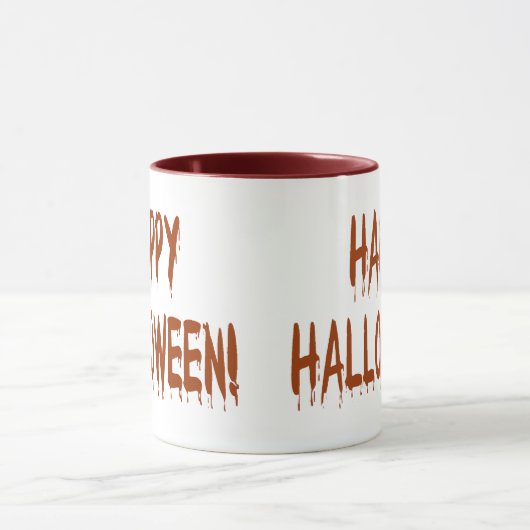 Happy Bloody Halloween Mok (Midden)