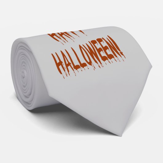 Happy Bloody Halloween Stropdas (Opgerold)