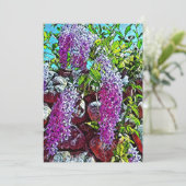 Happy blooming flower kaart (Staand voorkant)