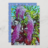 Happy blooming flower kaart (Voorkant / Achterkant)