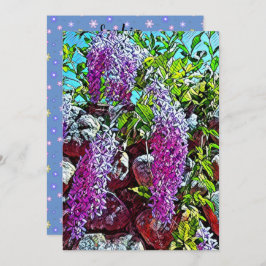 Happy blooming flower kaart