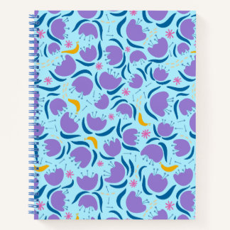 Happy Blooms and Slugs - Spiral Notitieboek