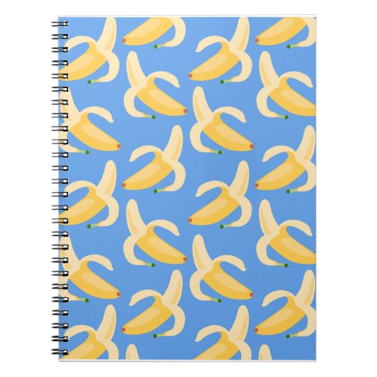 Happy Blue Banana Notitieboek (Voorkant)