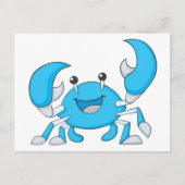 Happy Blue Crab Briefkaart (Voorkant)
