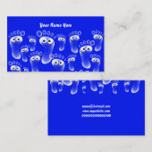 Happy Blue Feet, Jouw naam hier Visitekaartje (Voorkant / Achterkant)