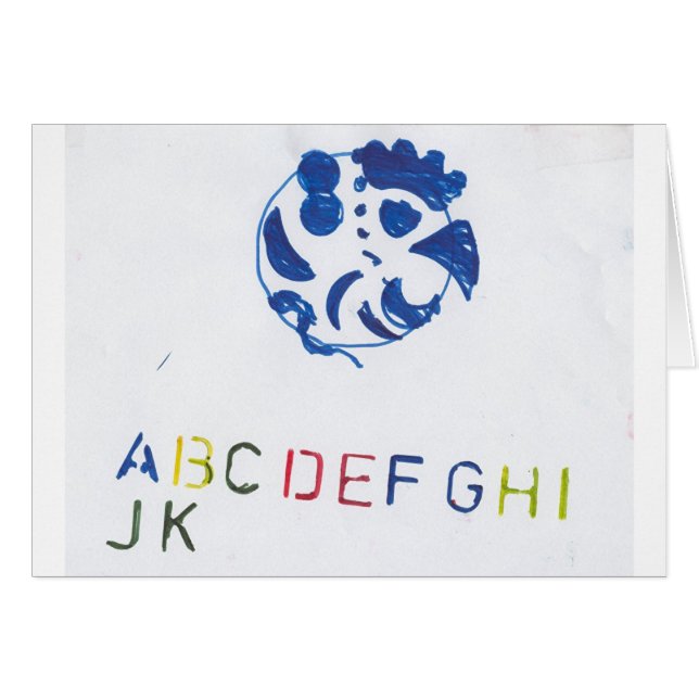 Happy Blue Guy (Voorkant Horizontaal)