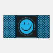 Happy Blue Smile Desk Mat (Voorkant)