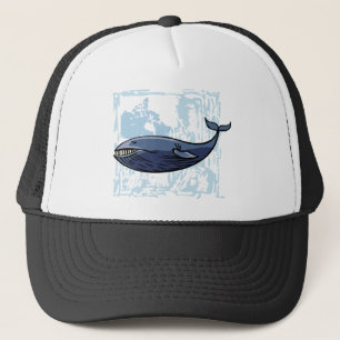 Happy Blue Whale Trucker Pet