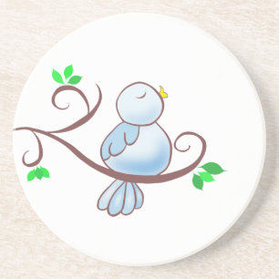 Happy Bluebird Zandsteen Onderzetter