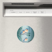 HAPPY BLUEBIRDS van SHARON SHARPE Magneet (Insitu (Vaatwasser))
