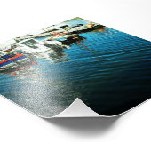 Happy Boats Foto Afdruk (Hoek)