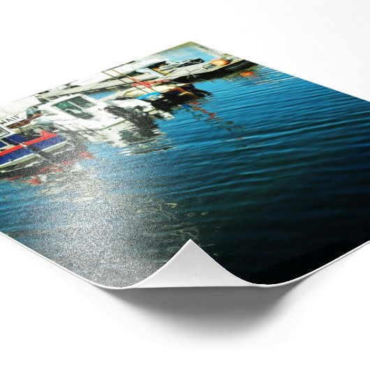 Happy Boats Foto Afdruk (Hoek)