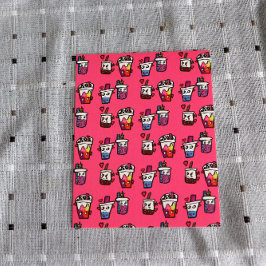 Happy Boba Tea Bubble Teas Bobas Kawaii Briefkaart