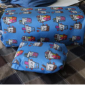 Happy Boba Tea Bubble Teas Bobas Kawaii Cadeaupapier