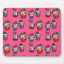 Happy Boba Tea Bubble Teas Bobas Kawaii Muismat