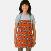 Happy Boba Tea Bubble Teas Bobas Kawaii Schort (Insitu)