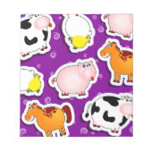 Happy boerderij achtergrond, notitieblok (Voorkant)