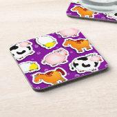 Happy boerderij achtergrond, onderzetter (Linkerzijde)