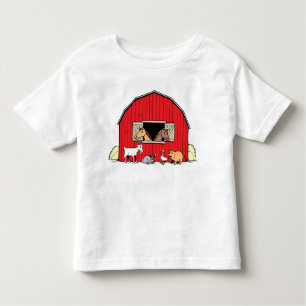 Happy Boerderij Barnyard Animals Toddlers T-Shirt