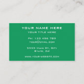 Happy Boerderij Chicken Funny Business Card Templa Visitekaartje (Achterkant)