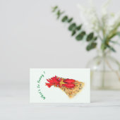 Happy Boerderij Funny Farmer's Visitekaartje - uni (Staand voorkant)