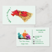 Happy Boerderij Funny Farmer's Visitekaartje - uni (Voorkant / Achterkant)