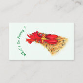 Happy Boerderij Funny Farmer's Visitekaartje - uni (Voorkant)