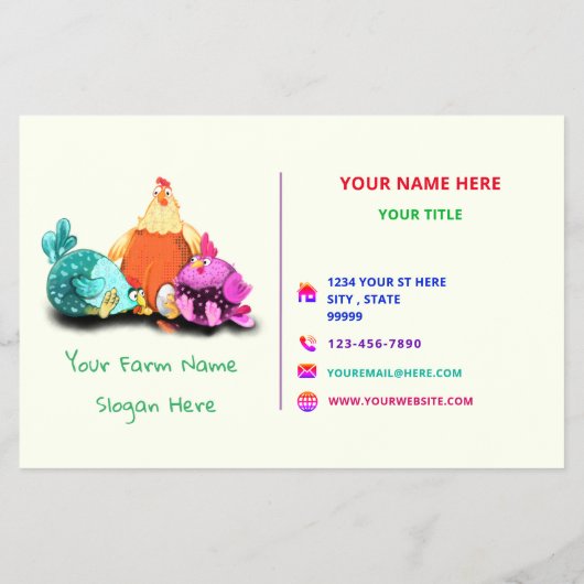 Happy Boerderij Promotional Flyer - Lucky Farmer - (Achterkant)