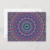 Happy Bohemian Oerwoud Mandala Briefkaart (Voorkant / Achterkant)