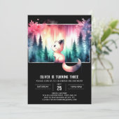 Happy Boho Cat Birthday Kaart (Staand voorkant)