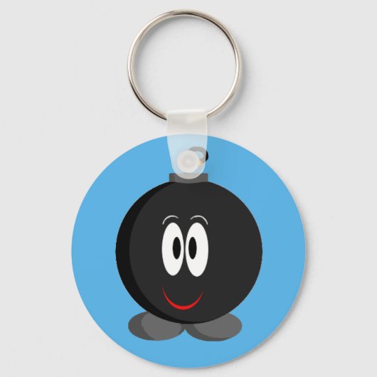 Happy Bomb Sleutelhanger (Voorkant)