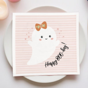 Happy BOO Day Ghost Birthday Servet